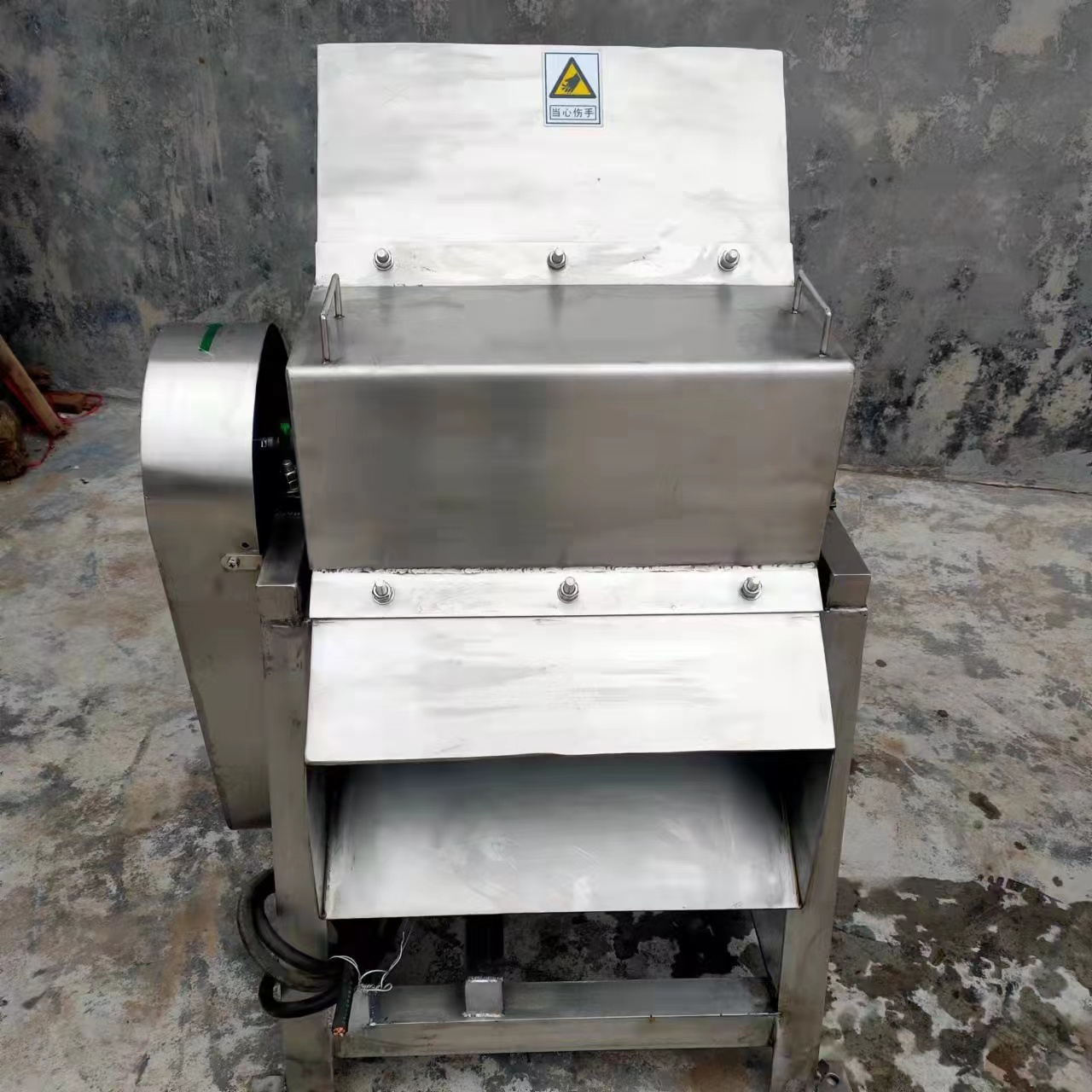380/220V industrial stainless steel ice-breaking machine, ice block crusher, electric ice block crusher
