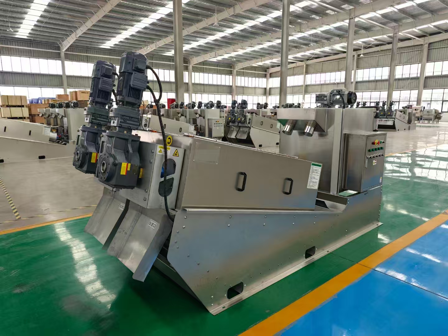 SD101 Spiral Sludge Dewatering Machine - Sewage Treatment Equipment