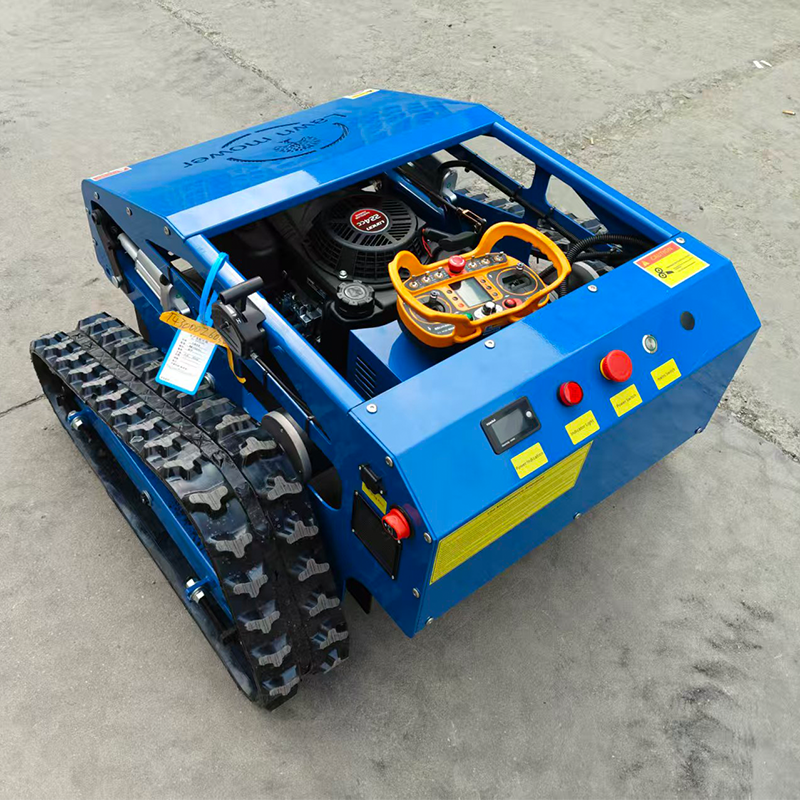 Quality Industrial Remote Control Lawn Mower 4-Stroke 764cc Twin-cylinder 800W Diesel Magneto Ignition Automatic 200mm Cutting