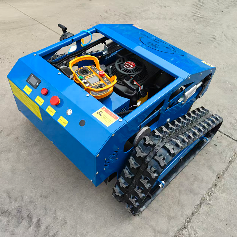 Quality Industrial Remote Control Lawn Mower 4-Stroke 764cc Twin-cylinder 800W Diesel Magneto Ignition Automatic 200mm Cutting