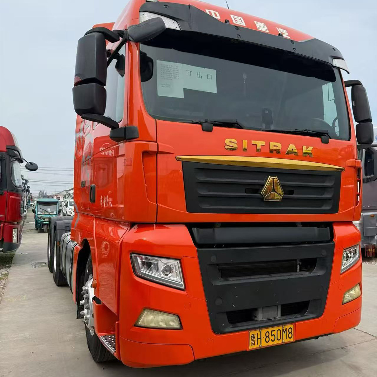 二手2021金标汕德卡 540马力曼机 采埃孚自动挡带液缓