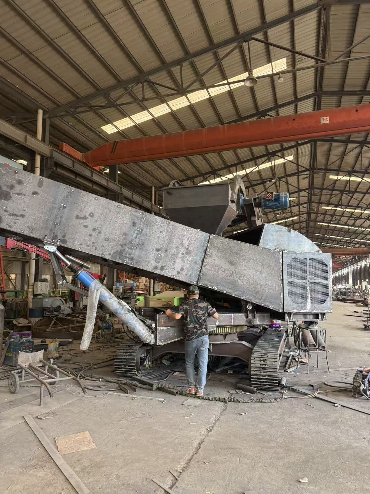 Used 300TPH Mobile Sand & Gravel Loading Belt Conveyor