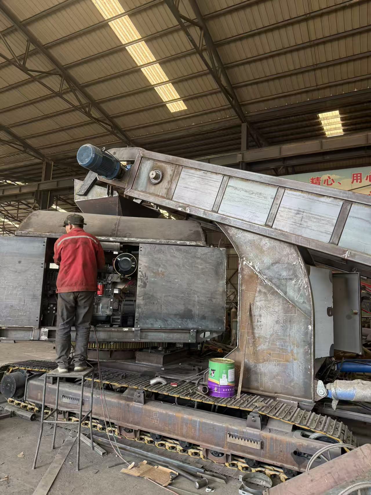 Used 300TPH Mobile Sand & Gravel Loading Belt Conveyor