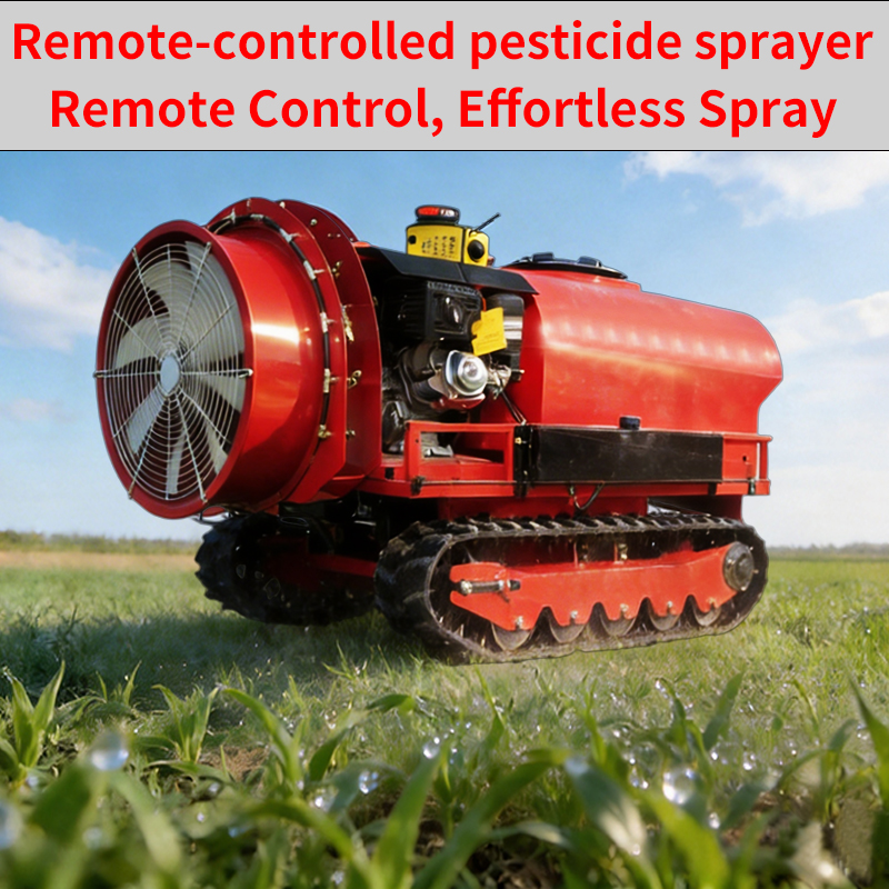 Remote Control Tracked Air Blast Sprayer