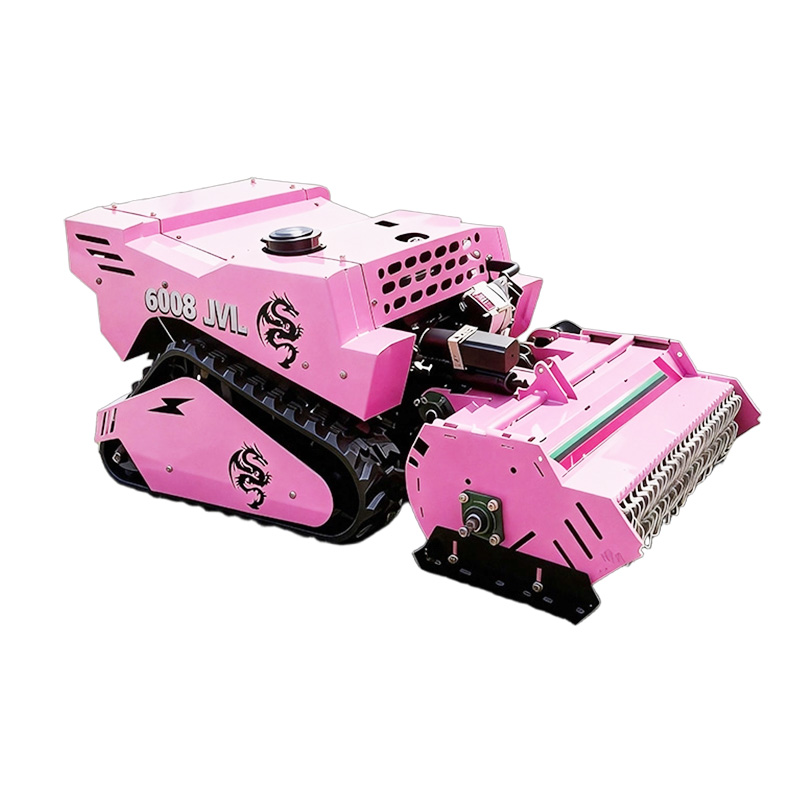 800 蓝色遥控履带式碎草割草机（JNL800a）