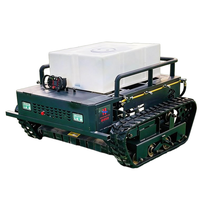 Remote Controlled Lawn Mower with Spray Insecticide Machine