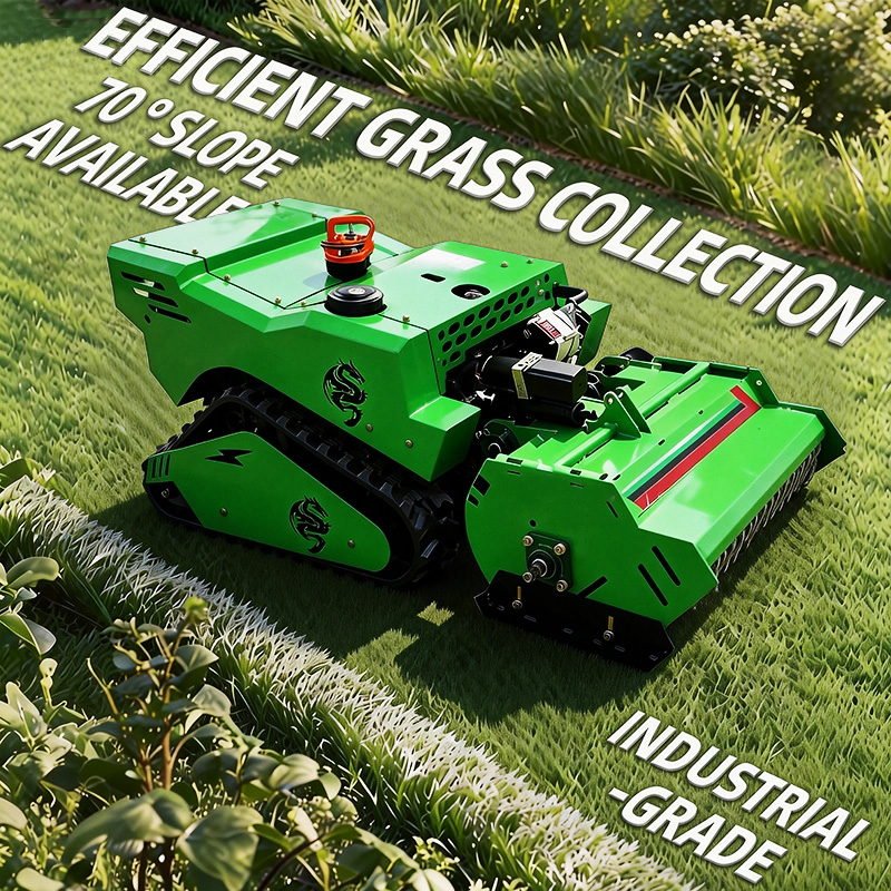 800 Green Remote Control Lawn Mower