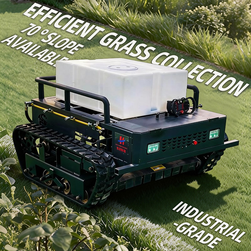 Remote Controlled Lawn Mower with Spray Insecticide Machine