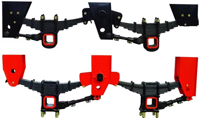 挂车正装悬挂总成 110-320 型号 重载钢板弹簧悬挂